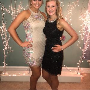 Tight black Sherri Hill dress